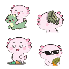 Funny Axolotl : Animated Emoji