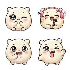 The mochi is cute.