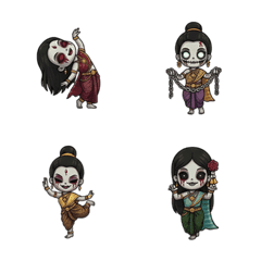 Dancing ghost emoji