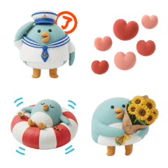 夏のゆるペンギンだよ