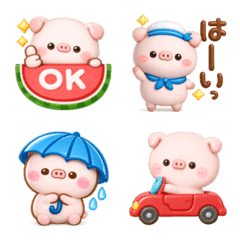 poco chan pig summer 3d