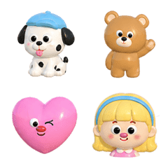 3D kawaii pop emoji
