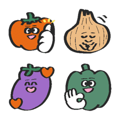 Fun vegetable emojis