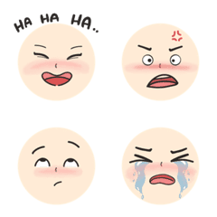 Moody Round Face