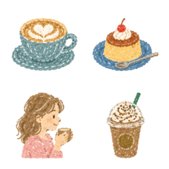 Cozy Cafe, Sweets and Coffee Emoji