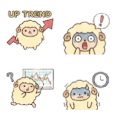Sheep stock stickers Emoji