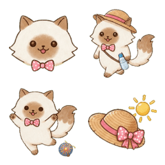 Summer Nekoko-san Emoji