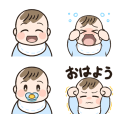 Baby's daily Moving Emoji(boy)