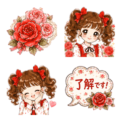 Today Mood * Retro Ribbon Girl