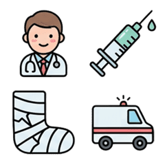 kawaii AI sticker(clinic)
