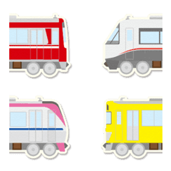 つながるなが〜い電車シール〔関東私鉄2〕