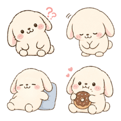 Round Bunny Emoji