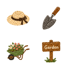 花と植物のガーデニング絵文字｜園芸