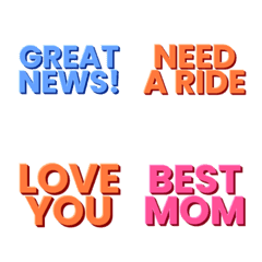 Thanks Mom & Dad! English Emoji for Kids