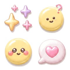 Soft pastel color emojis