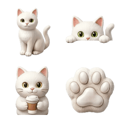 White cat  Emoji
