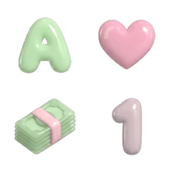 可愛い 甘い デコ文字 絵文字