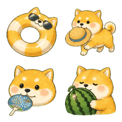 Summer Marushiba-kun Emoji