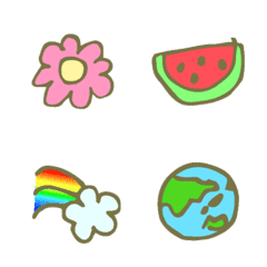 kappa to mogura to mamechan's Emoji8