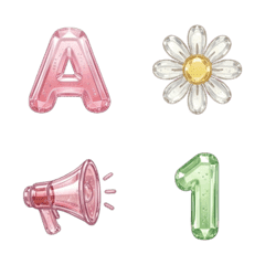 糖果 ABC 123 數字字母 ♥ 表情貼