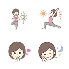 hidamarinoyogaemoji