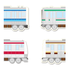 East Japan Long Train Sticker