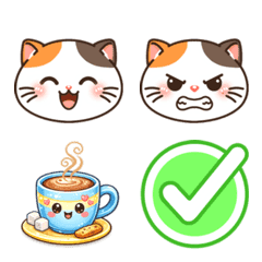 Cute Cat Chat Emojis