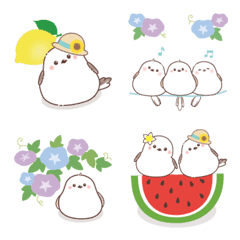 "Emoji" Round Long-tailed Tit [Summer]