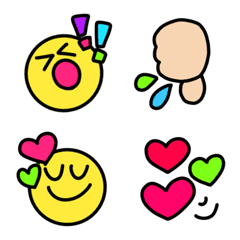 Fluorescence pop Emoji