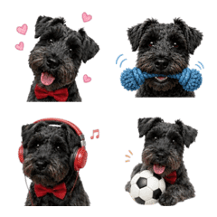 Black Schnauzer Emoji