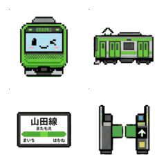 動態像素風山手線電車拉霸表情貼