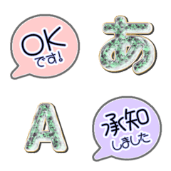 Color JP POP Alphabet multi  color 35