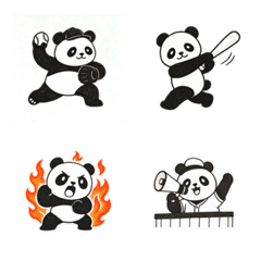 Baseball Mom Support Panda