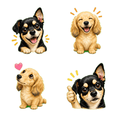 Lana & Robi Cozy Dog Emoji