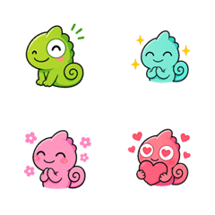 Chameleon Friends Emoji
