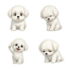 瑪爾濟斯犬油畫風1A