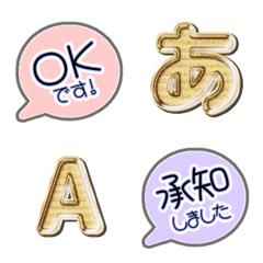 Color JP POP Alphabet multi  color 53