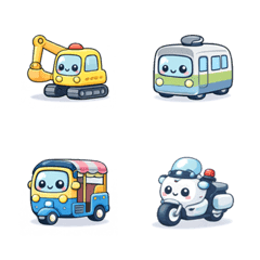 ゆるかわ乗り物シリーズ
