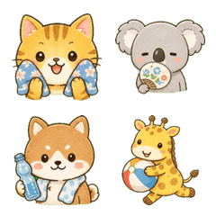 Summer Yurui Animal Friends Emoji