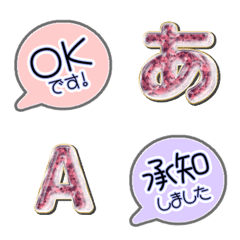 Color JP POP Alphabet multi  color 30