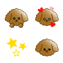 Toy poodle Emoji-