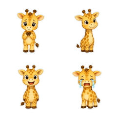 Giraffe Storybook 1A