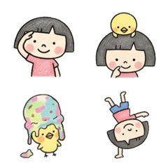 natu&piyo emoji
