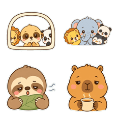 Round-Face Zoo Emoji