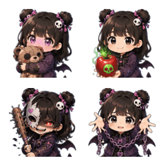 Two-Faced Girl Emojis