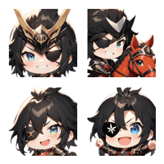 One-Eyed Dragon: Date Masamune's Emojis