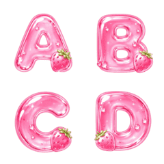Juicy Strawberry Alphabet