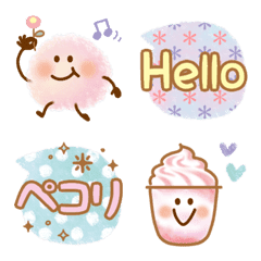 It's fluffy and cute! -Greeting-
