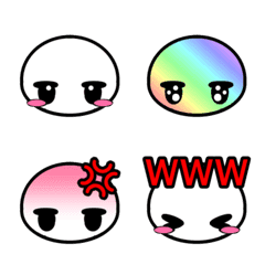 シンプルかわいい絵文字_ぜろしき