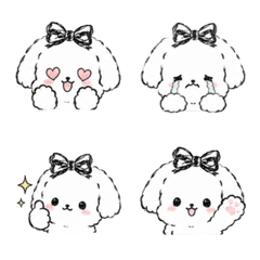 Everyday Use  Monochrome Dog Emojis